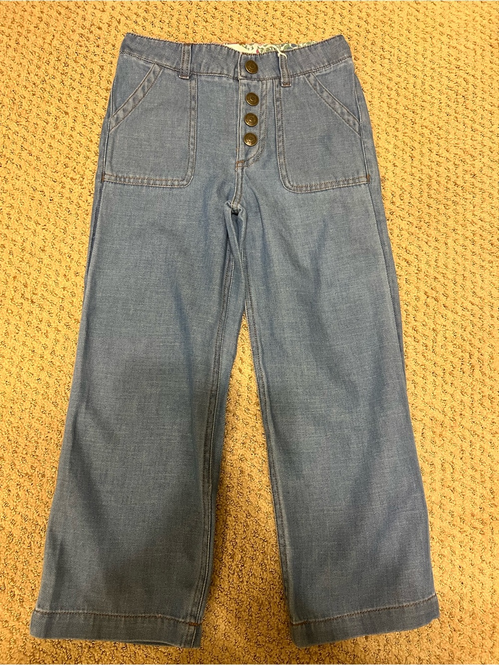 Brand new with tags Mini Boden Light Vintage Denim jeans, size 8.